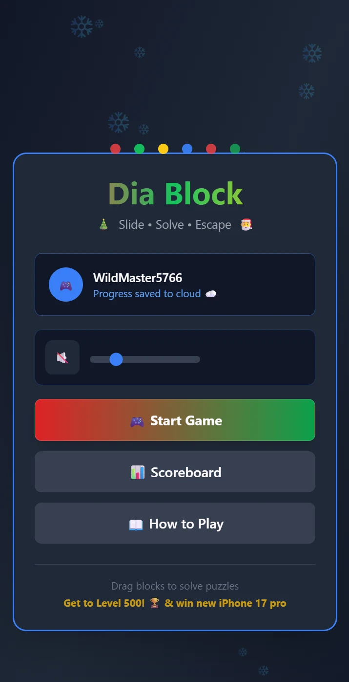 Dia Block: Unblock Puzzle 2026 screenshot